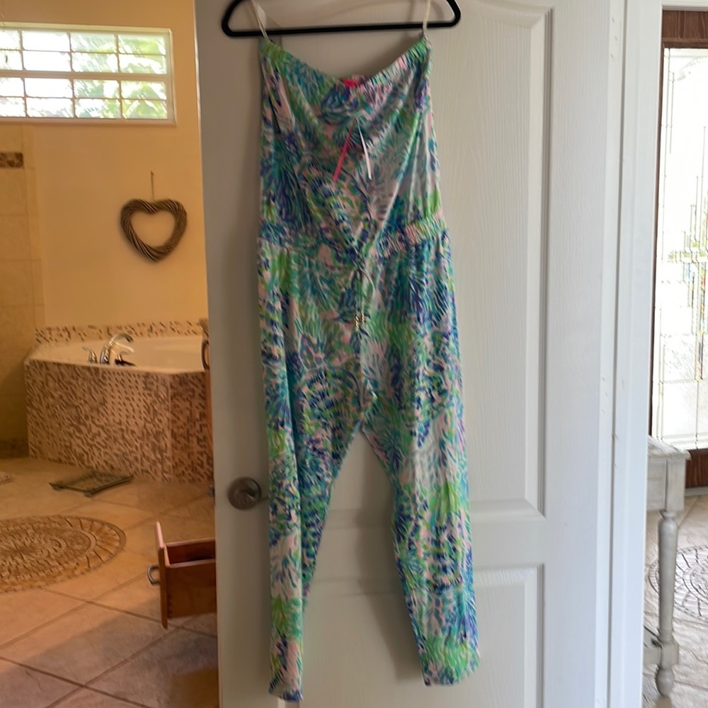 Lilly Pulitzer strapless jumpsuit NWT